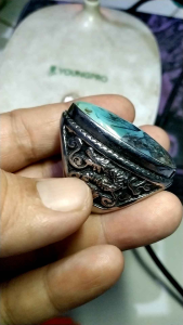 Batu Garut Motif Gambar Pemandangan Natural Unik kode 3/40