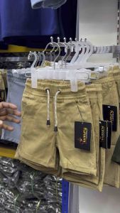 Kids Premium Twill Cotton Short Pant (12M–12Y) | Soft & Durable | Elastic Waist