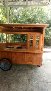 Gerobak Mie Ayam Bakso Roda 3 Etalase Samping