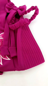 (COD) Melisa \"Baby\" // Hijab Bayi Jilbab Pita Kerudung Bordir Bergo Tali New Born Lucu