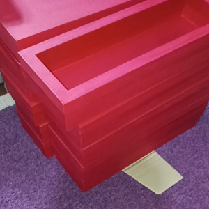 Red Hard Box Flower Bouquet Gift Box 15x6x3.5 inches