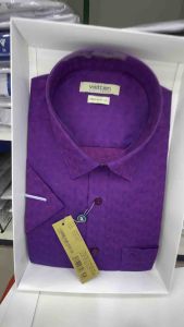 (6P0046 )Áo sơ mi ngắn tay lai ngang  fomregulerfit (ôm vừa)