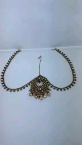 เครื่องประดับหน้าผากอินเดีย งานไมครอน งานคริสตัลอินเดีย สินค้าพร้อมจัดส่ง Indian Micro Plating Mathapati