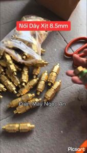 Đầu Nối Nhanh Dây Xịt Rửa Dây Phun Thuốc 8.5mm Bằng Đồng