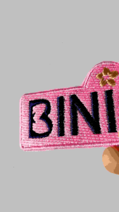 bini embroidery patches iron on patch clothing accessories