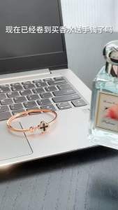 (Bebas beli 2 dapat bonus) T50 Gelang Clover Semanggi Bangle Kait Cantelan / Alloy Motif Daun Clover / Perhiasan Pesta Cantik Murah