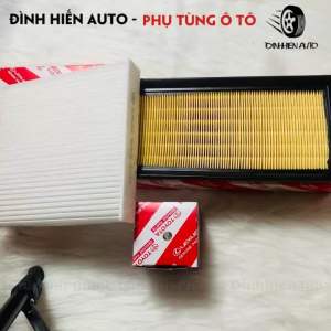 Combo 3 loại lọc Toyota Avanza (2016 - 2021) Rush (2018 - 2023): Lọc gió động cơ + lọc gió điều hoà & lọc nhớt