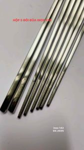 🅾️ HỘP 5 ĐÔI ĐŨA INOX 316 CHOCKMEN BÓNG MỜ