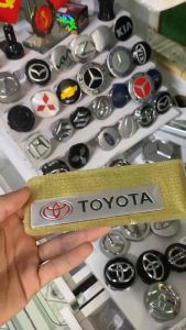 1 Miếng Dán logo toyota Bằng Nhôm Trang Trí Xe Hơi toyota