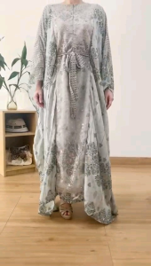 ●ECLAIRE● 034 Kaftan Oneck Etnik Ethnic Lebaran Fashion Muslim Idul Fitri Idul Adha Pesta Kondangan Formal Resmi Versha