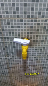 KRAN AIR PVC PLASTIK UKURAN 1/2 & 3/4 INCH ENGKOL