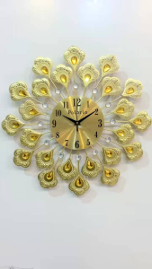 Jam Minimalis Polorio Type A52 - UK 45CM x 45CM - Bahan Metalglass