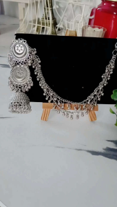 Bahubali Earrings Chain Thodu Subang Telinga Maatal Chain Ready Stock Malaysia