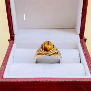 CINCIN BATU TIGER EYE ASLI BATU ALAM