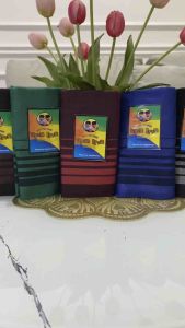 Sarung Tenun Anak Laki Laki SD Gajah Upin Ipin Motif Polos Warna