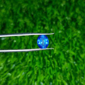 Batu Natural Blue Topaz London Asli Top Kristal