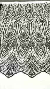 Bahan Kain Tulle Spenggel Bordir || Bakal Kebaya