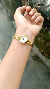 Đồng Hồ Nữ Sunrise chính hãng máy nhật kính sapphire chống xước dây vỏ thép không gỉ mạ vàng chống nước tốt Freeshipmax