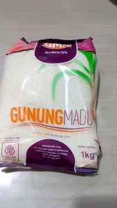 Gula Pasir GMP 1 Kg Promo Murah / Gula Pasir 1 Kg Promo Murah / Gula GMP 1 Kg / Gula GMP Gunung Madu 1Kg Promo Murah / Gula Pasir 1 Kg Promo