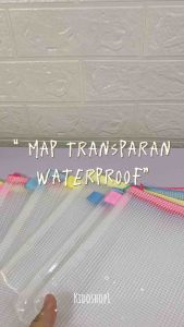 ZIPPER BAG WATERPROOF BAG SIZE 03-04 / MAP BUKU TRANSPARAN