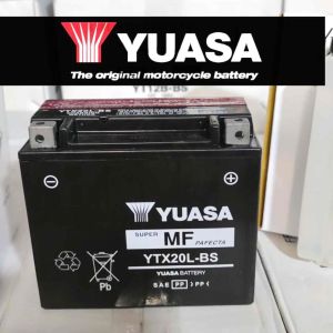 แบตเตอรี่มอเตอร์ไซค์ YUASA รุ่นYTX20L-BS ((ส่งด่วน ส่งเร็ว))
