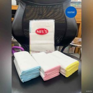 ผ้าอ้อมสาลู Ness Cotton 100% แพ็ค 12 ผืน ผลิตจากฝ้าย 100%
