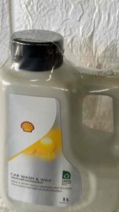 ผลิตภัณฑ์ล้างรถผสมแว็กซ์ เชลล์ ขนาด 1 ลิตร