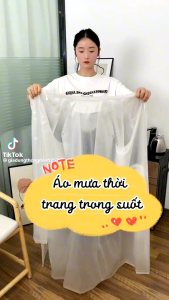 áo mưa trong