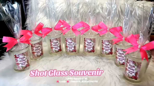 Shot Glass Souvenir 12pcs. ( Free Layout)