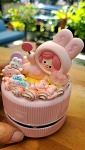 กาวครีมกล่องดนตรี แถมตุ๊กตา ฟรี Art Toy Rico table vaccum