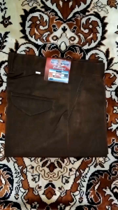 CELANA PANJANG COKLAT PRAMUKA SMP SMA BAHAN LICIN DAN MENGKILAT