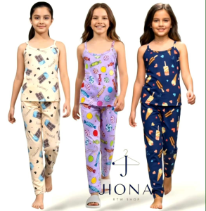 Spaghetti Pajama for 9-13 years old - Comfortable & Stylish Sleepwear for Girls