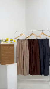 YOLA CARGO PANTS - CELANA CARGO PARASUT WANITA