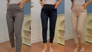 LEIZABETH PANTS CELANA CHINO WANITA MELAR MAKSIMAL ELASTIS