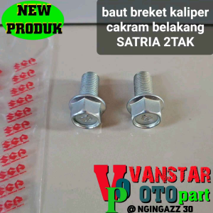 baut kaliper cakram belakang satria 2 tak sepasang 2 biji