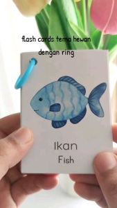 flash cards edukasi anak tema hewan