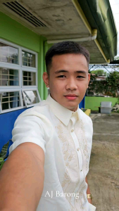 POlO BARONG VENUSHA BEIGE COMPUTERIZE EMBROIDERY LINING GEENA