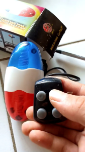 Klakson & Lampu Sepeda Sirine Polisi 4 Suara + 6 LED