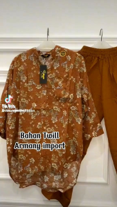 SETELAN BASIC WANITA MOTIF TERBARU BAHAN RAYON ADEM DAN LEMBUT