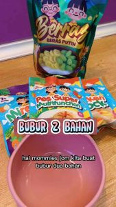 FAWWAZ Baby Berraz Flavored Rice | Beras Berperisa Untuk Bayi | Beras Putih Berang Perang Beras Kasar Beras Bubur Ayam | 6 bulan ke atas