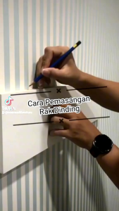 Promo Rak dinding minimalis/Ambalan dinding 20 cm x 100 cm ( 1 pcs )