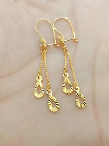 ANTING JURAI ROSEGOLD DEWASA PERAK 925 ASLI LAPIS EMAS