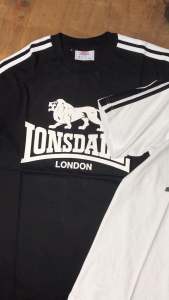 Kaos Lonsdale Stripe Tape Premium