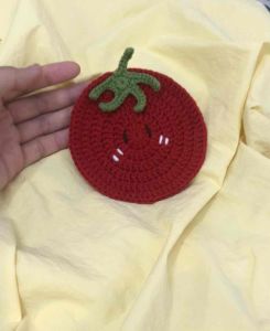 Lót ly len Handmade Cà Chua 🍅