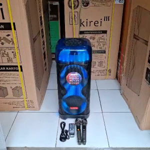 ASATRON LEGEND L-0401 MAX BLUETOOTH PARTY SPEAKER - DEEP BASS - 2 UHF WIRELESS MIC 100% ORI