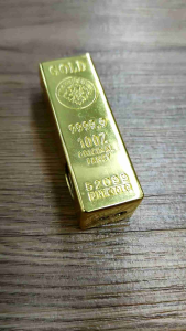 Gold Bar Shape Jet Flame Lighter/Api tajam