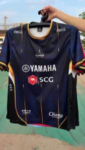 เสื้อกีฬา เสื้อทีมพิมพ์ลายทั้งตัว สีสวยคมชัด ผ้านุ่มลื่น ใส่สบาย