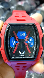 SKYMAX Original Terbaru Jam Tangan Digital Wateresis Tali Rubber Pria Free Batrai Cadangan