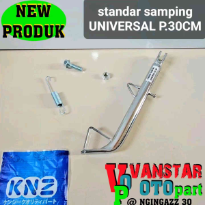 Standar Samping Universal RX KING, Ninja, CB, CBR, Vixion & Verza Panjang 30cm Chrome