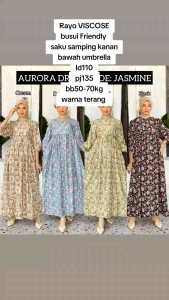 NABILLA GAMIS RAYON VISCOSE PREMIUM - DRES BUSUI